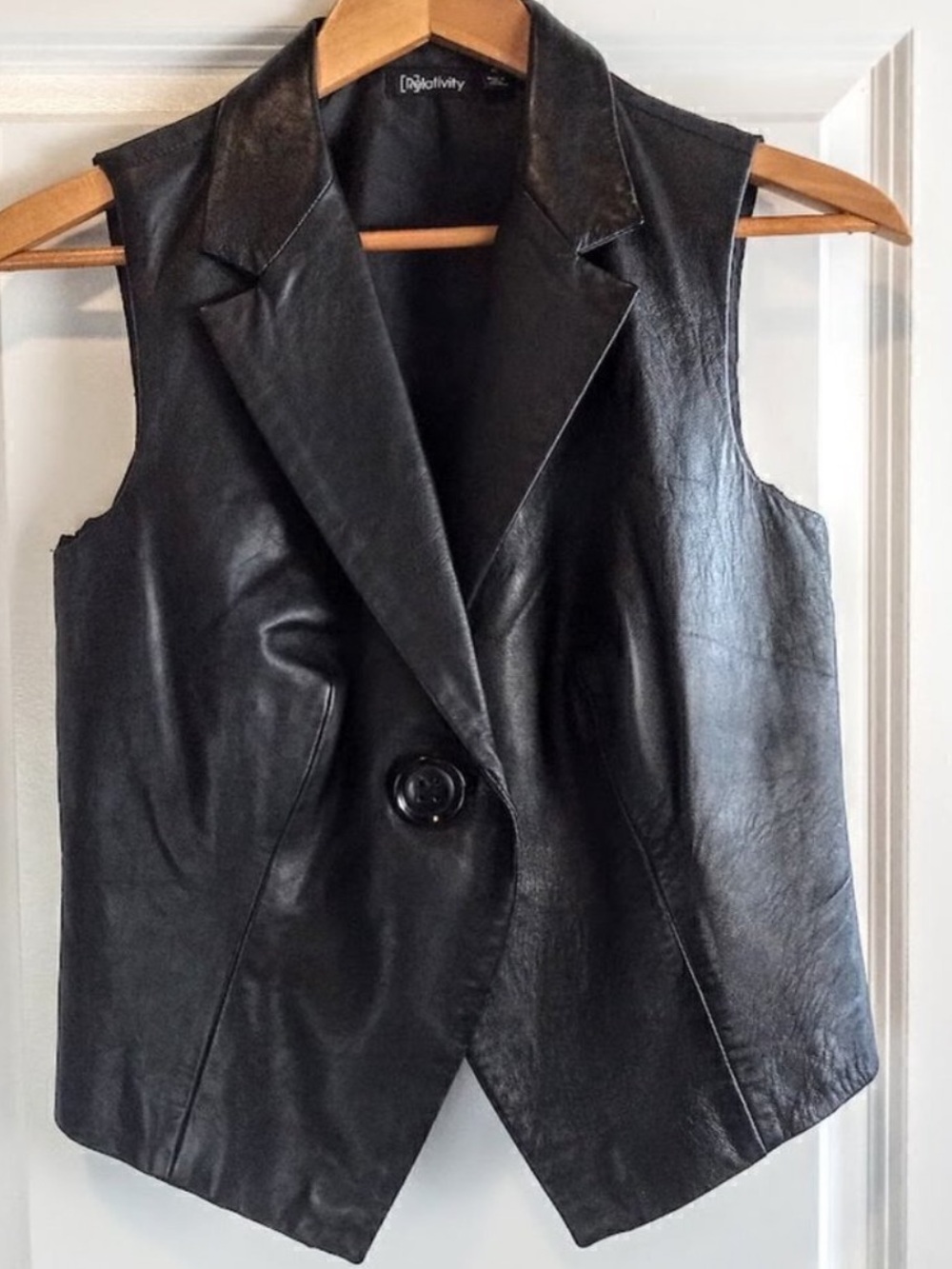 MINIMALIST LEATHER VEST